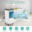 1170 CFM Indoor Portable Evaporative Ice Cooling Fan Water Conditioner Humidifier Unit with Remote