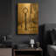 Tableau mural en métal doré « City Time » de JD, 40,6 cm x 61 cm-134702867