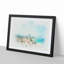 The Barcelona Skyline in Spain in Abstract - Picture Frame Graphic Art Print-55735835-55735834