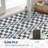 2x6 Washable Runner Rug for Kitchen, Bathroom, Non-Slip, Low Pile, Stain-Resistant, Abstract Checkered Carpet, Entryway, Laundry, Yellow.-866479478