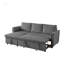 Canapé-lit modulaire luxueux en L-1826493958