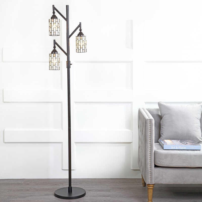 Osterberg 71'' Brown Tree Floor Lamp