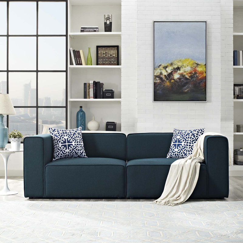 Canapé modulaire Mingle, Bleu
