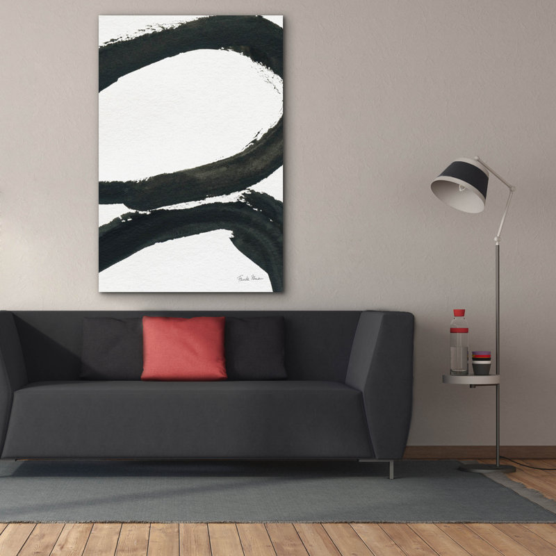  «Inky 1» par Farida Zaman, art mural sur toile, 40 po x 60 po