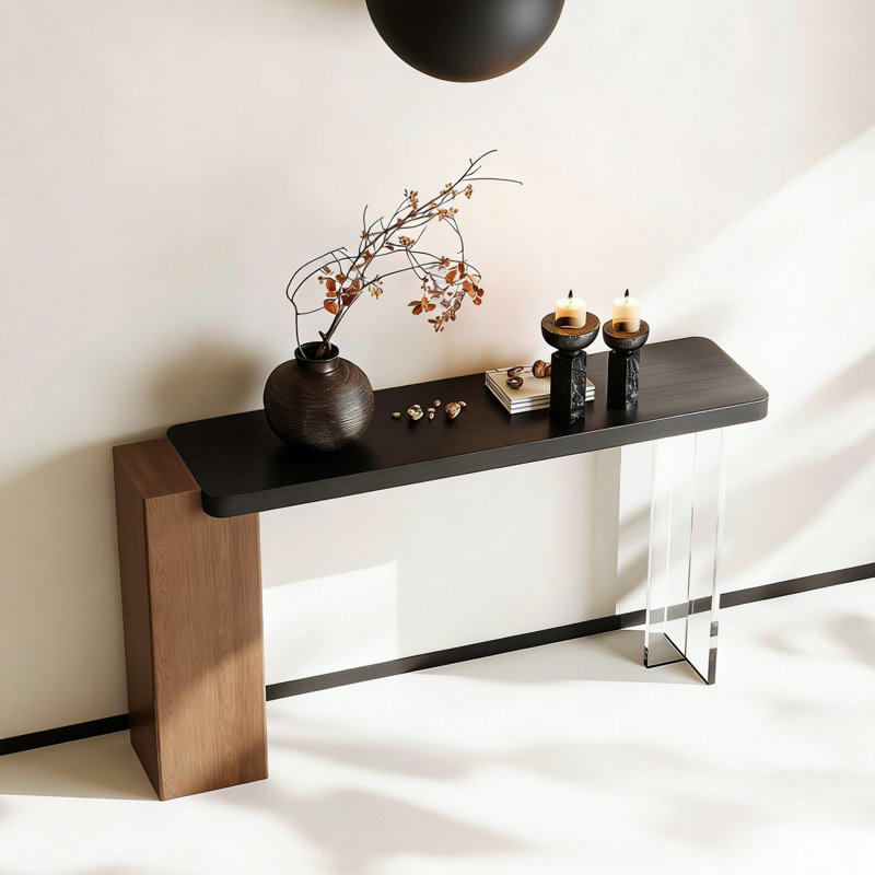 Console rétro minimaliste, H 29,53 po x l 55,12 po x P 13,78 po
