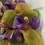 Couronne en maille Peace Love Mardi Gras