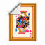 Queen of Hearts Modern - Framed Print-1932727937-1932727942