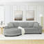 Canapé-lit modulaire rembourré en velours Corduroy-1340188088