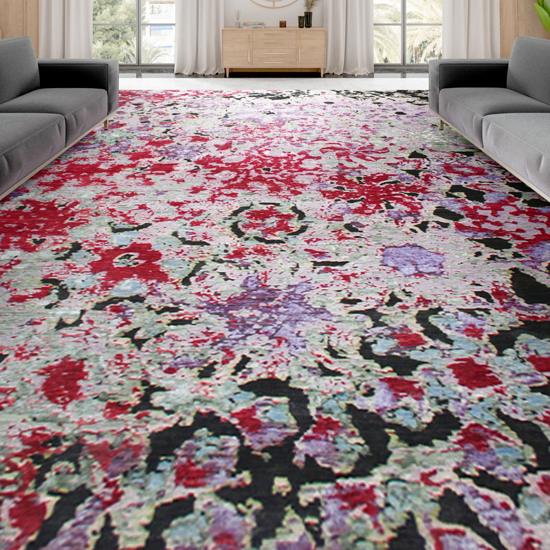 Floral Area Rug, Rectangle 12' x 15'