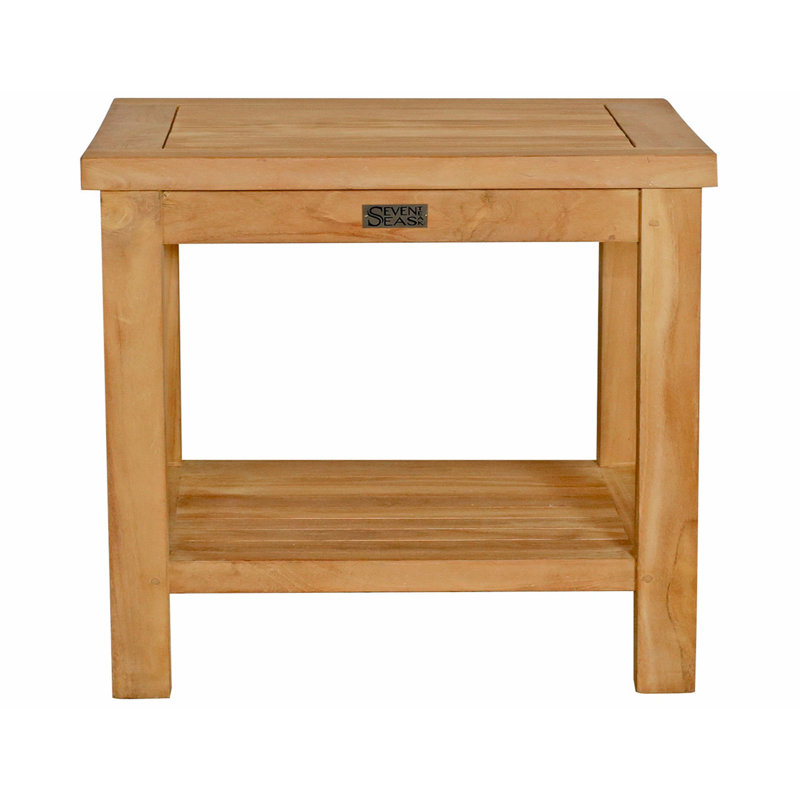 20'' W Teak Shower Bench