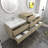 Moreno Bailey 103'' Double Bathroom Vanity with Acrylic Top-87461249