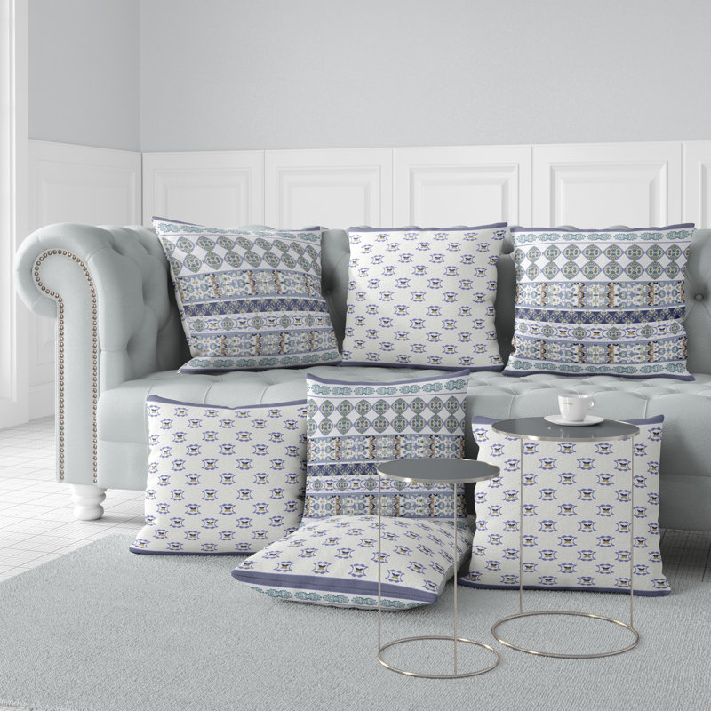 Housse et insert de coussin décoratif intérieur / extérieur Petal Pathway, 16 po x 16 po