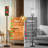  68.5" Standing Floor Lamp Psychedelic hippie seamless nostalgic retro 60s groovy print Vintage Dimmable Metal Pole Lamp with Linen Lampshade LED Bulb Included