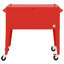 Glacière 80 quarts de service / chariot, rouge