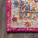 Lathan Bohemian FLAIR Boho Vintage Medallion Pink/Cream Rug