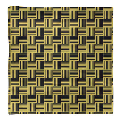 Serviette de table en coton de couleur contrastée