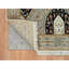 Tapis 100% laine noué à la main ivoire 4 pi x 6 pi 1 po Nain 250 KPSI BE19210387314A55915A5314281FF915