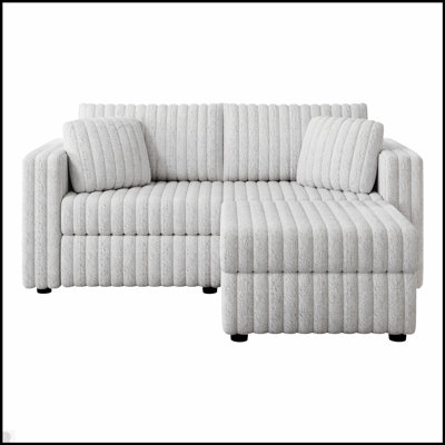 Soft Modular 2-Person Sofa With Hydraulic Lift, Comfortable And Stylish, Matches Any Ottoman