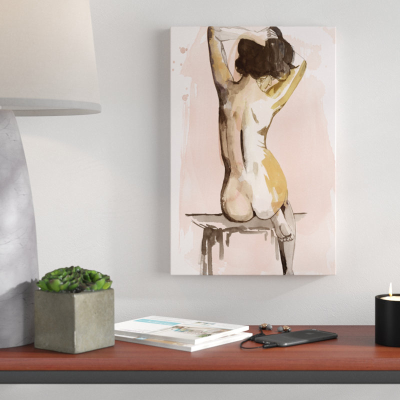 "Roma I" par Grace Popp - reproduction d'art sur toile, H 18 po x l 12 po, Toile tendue