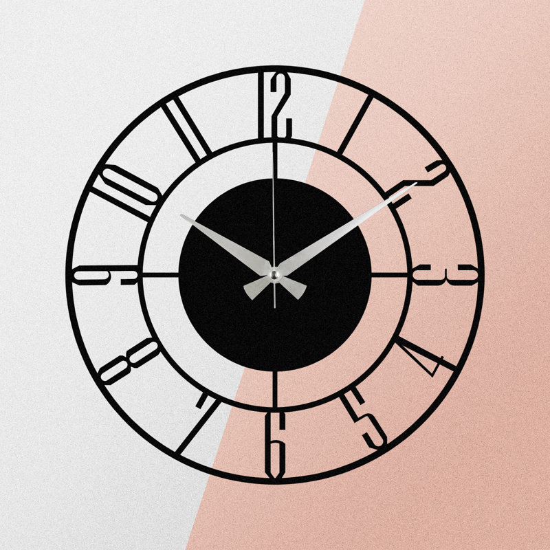 Yokum Metal Wall Clock