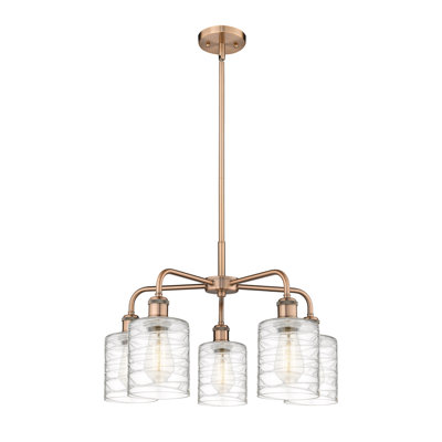 Lustre tambour 5 lumières Dublin