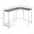Gray & White Finish Computer Desk