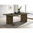 Roman Rectangular Double V-Leg Dining Table