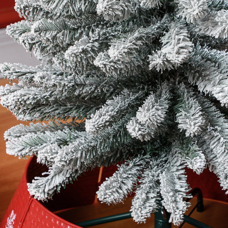 Arbre artificiel avec 263 pointes enneigées - Installation rapide et facile de Noël 59,1 po et ignifuge
