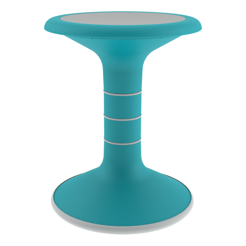 Tabouret Crossen Classroom, H 16 po, Bleu sarcelle
