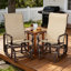 Ensemble de 2 chaises longues confortables