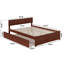 Lit plateforme en bois massif avec pied de lit et gigogne Orlando-1388976402-1388976406