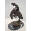 Statue de bronze Hermosillo Rattlesnake, a Frederic Remington - taille 9 po x 6 po x H 12 po