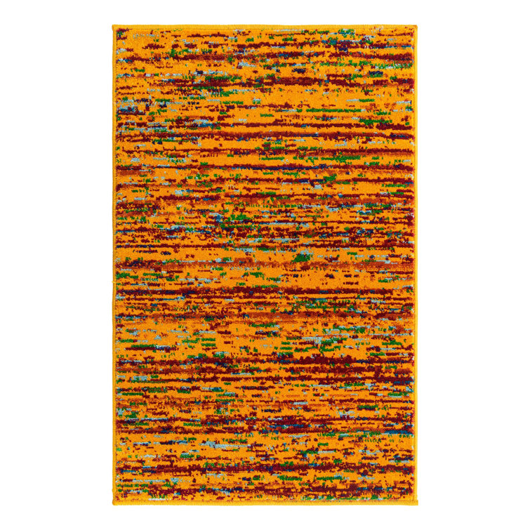 Yellow_Unique Loom Mento Calypso Rug