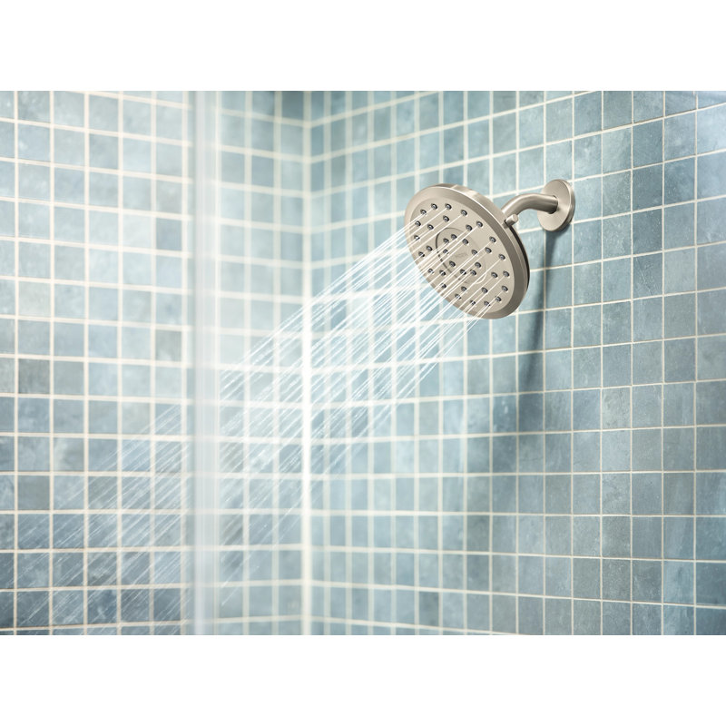 Verso Fixed Shower Head, Brushed Nickel