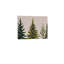 Snowy Pine Trees, Wall 16 x 20 po, art mural encastré en bois