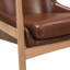 Ensemble de 2 chaises d'appoint en similicuir, structure moderne en bois massif pour plus de confort et de style