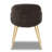 Vanwinkle Tufted Dining Chair In Java Brown