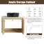 Ensemble de meuble-lavabo simple 30 po avec plateau en pierre reconstituée Eaton-2087038209-2087038213