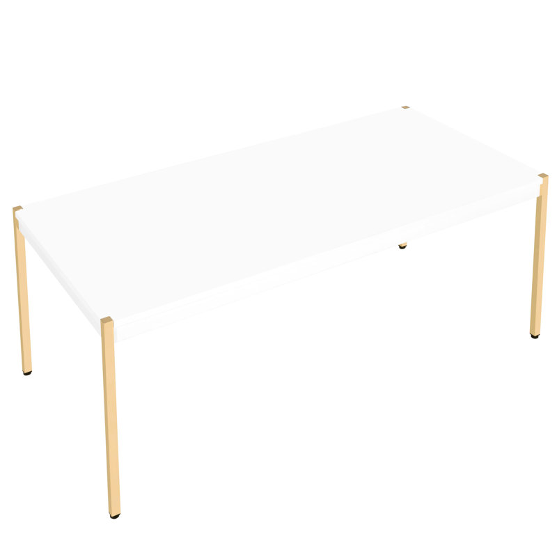 Table basse Classy White and Gold
