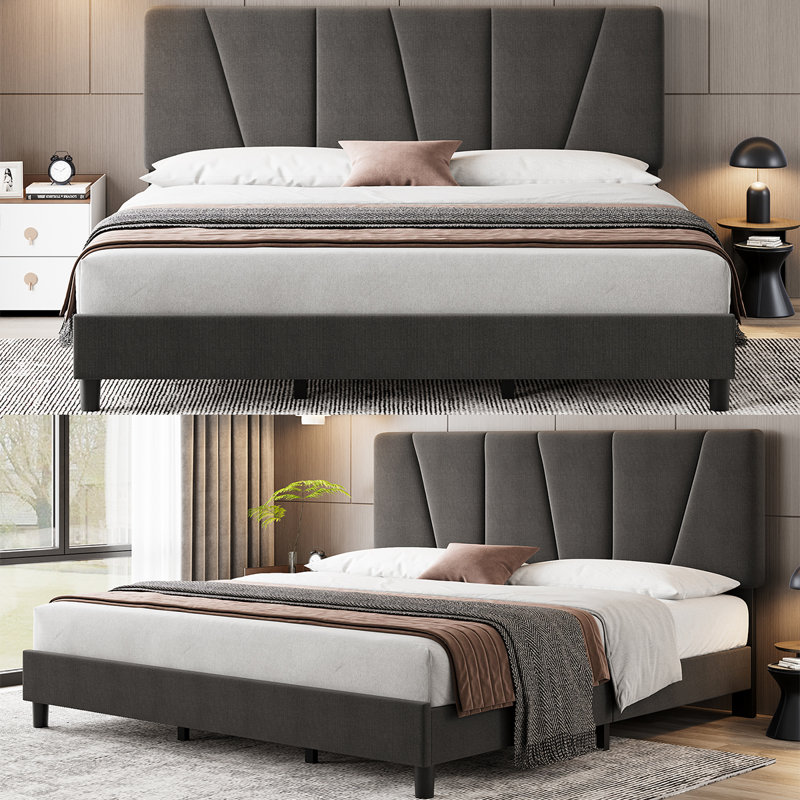 Onida Upholstered Platform Bed, Full