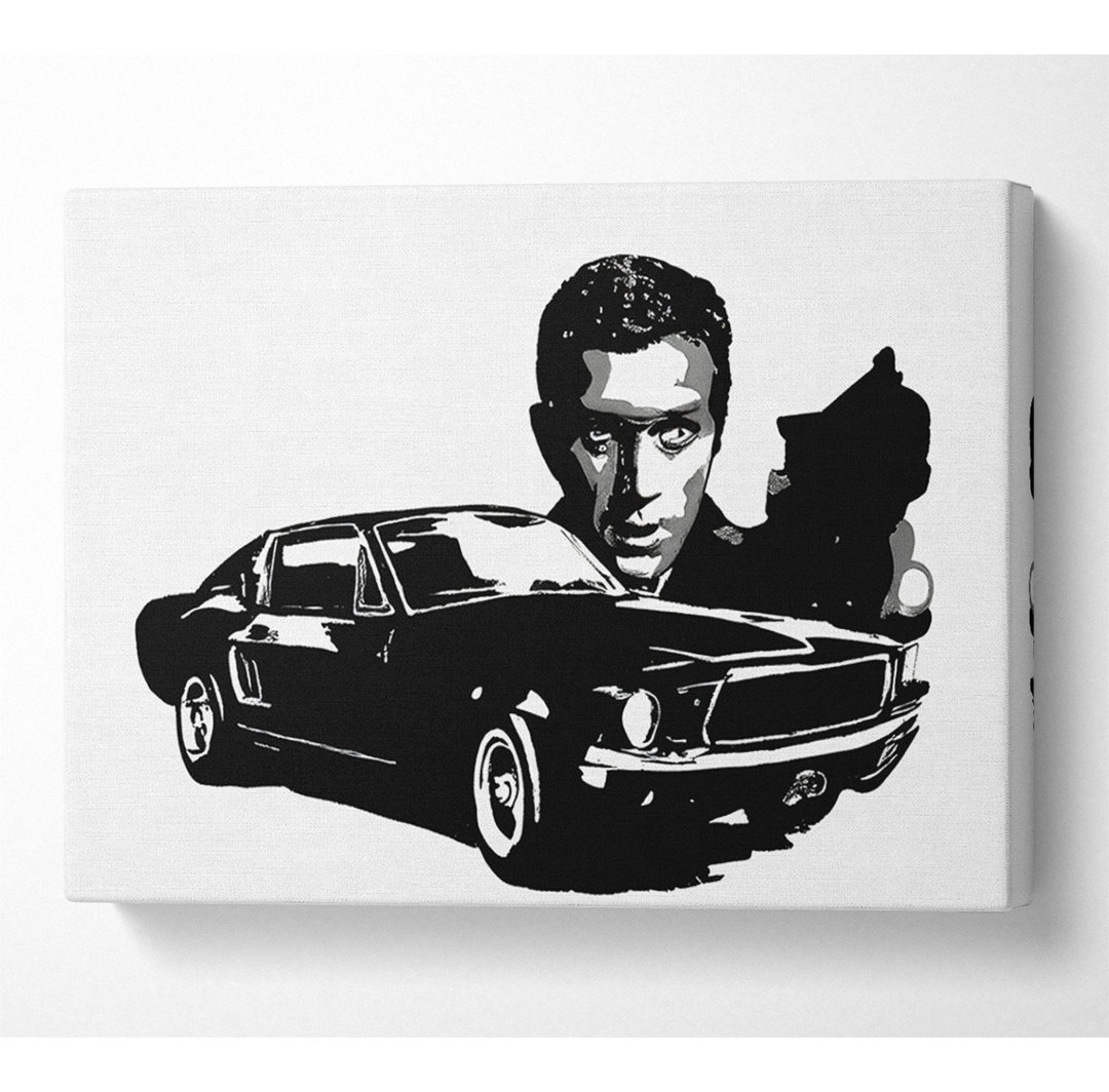 Steve Mcqueen Bullitt - Kunstdrucke auf Leinwand