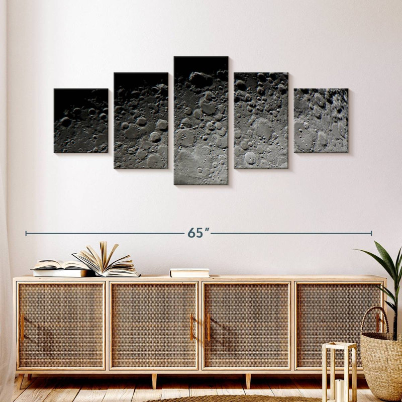 Moon Surface, 24" H x 55" W