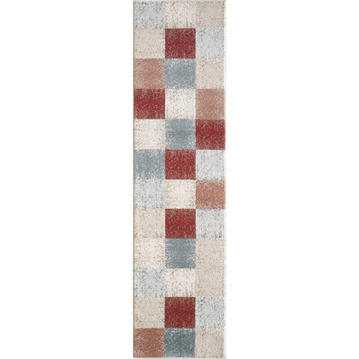 Wilkes-Barre Checkered Area Rug