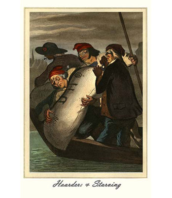 Hoarders and The Starving - impression d'art graphique