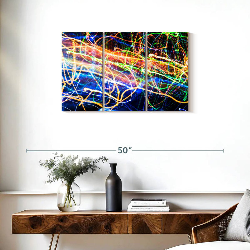 Munsell Neon Lights, 20" H x 33" W