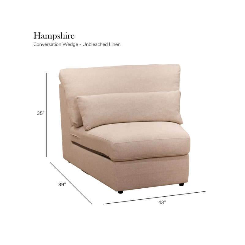 Canapé modulaire moderne 4 pièces Hampshire