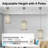 1 - Light Square/Rectangle Pendant-287839457