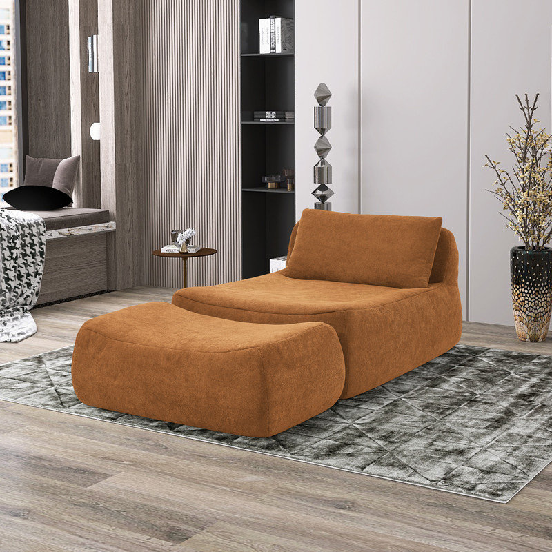 Fauteuil à billes Lazy, Orange