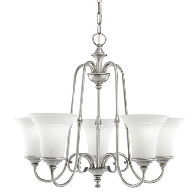 Lustre classique/traditionnel ombré 5 lumières Camille