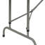 Table pliante en plastique blanc granite réglable en hauteur l 30 po x L 96 po Parker